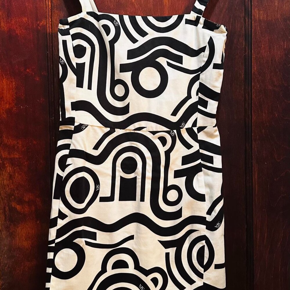 Versace Jeans Couture Women's Black and White Dress